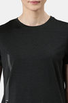 Enamor Relaxed Fitted Top - Black Mel Active Reflective — thumbnail 7
